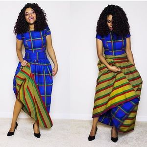 NWT Chinero Nnamani reversible maxi skirt
